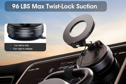 Vacuum Suction Magnetic Bracket