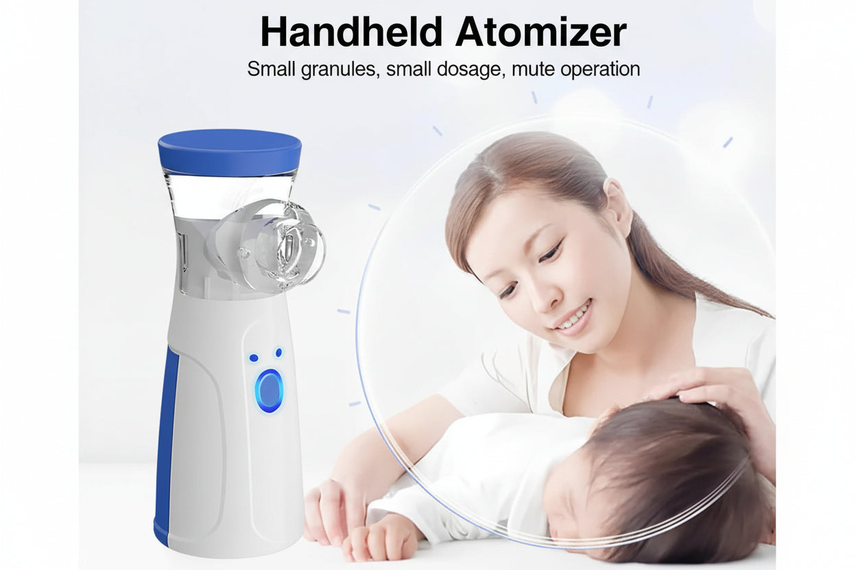 Portable Ultrasonic Rechargeable Mesh Nebulizer Machine